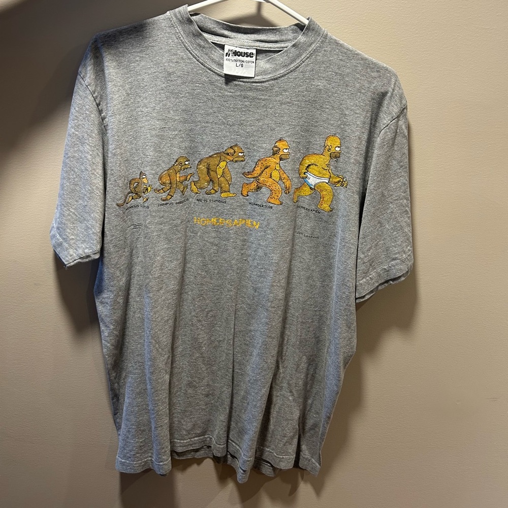 The Simpsons 1996 Homersapien Vintage Graphic Tee